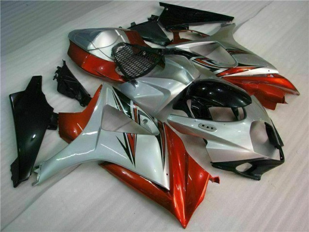 Braun Silber 07-08 Suzuki GSXR 1000 Motorrad Verkleidung Braun Silber 07-08 Suzuki GSXR 1000 Motorrad Verkleidung