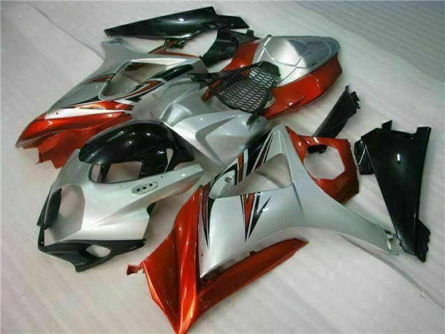 Braun Silber 07-08 Suzuki GSXR 1000 Motorrad Verkleidung Braun Silber 07-08 Suzuki GSXR 1000 Motorrad Verkleidung