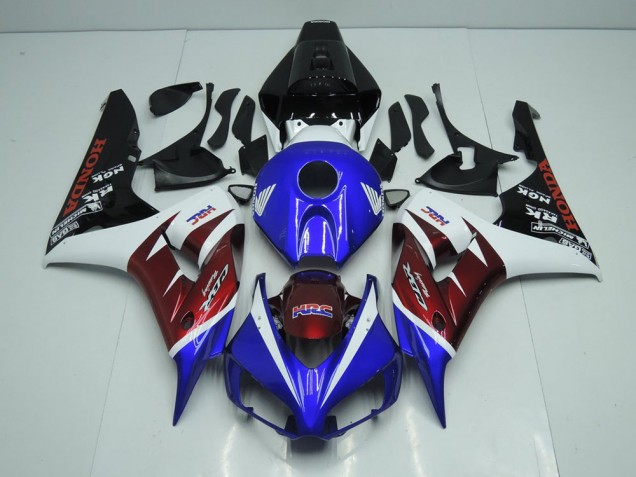 Burgunderrot und Blau 06-07 Honda CBR1000RR Motorrad Verkleidung Burgunderrot und Blau 06-07 Honda CBR1000RR Motorrad Verkleidung