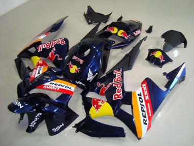 Dunkel blau Rot Bull Repsol 05-06 Honda CBR600RR Motorrad Verkleidung