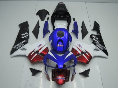 Dunkel rotblau 03-04 Honda CBR600RR Motorrad Verkleidung