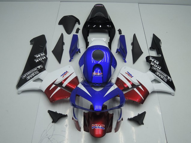 Dunkel rotblau 03-04 Honda CBR600RR Motorrad Verkleidung Dunkel rotblau 03-04 Honda CBR600RR Motorrad Verkleidung
