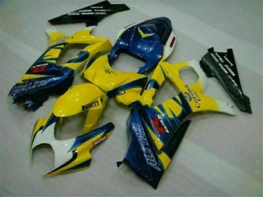Gelb 07-08 Suzuki GSXR 1000 Motorrad Verkleidung