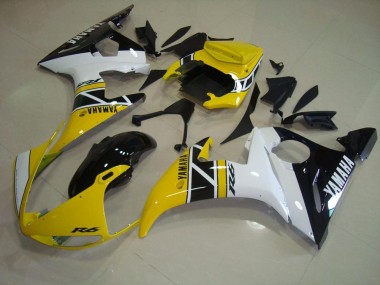 Gelb Anniversary 03-05 Yamaha YZF R6 Motorrad Verkleidung