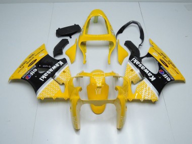 Gelb Arrow 00-02 Kawasaki ZX6R Motorrad Verkleidung