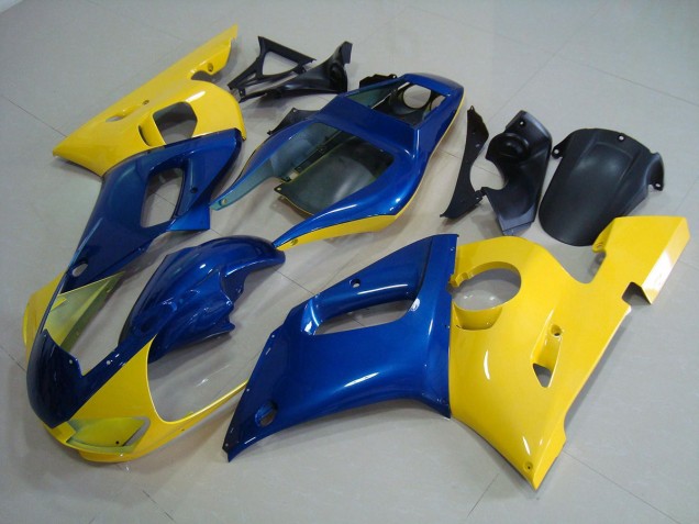 Gelb Blau 98-02 Yamaha YZF R6 Motorrad Verkleidung Gelb Blau 98-02 Yamaha YZF R6 Motorrad Verkleidung
