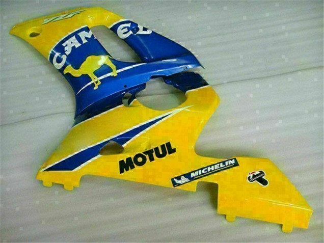 Gelb Blau 98-02 Yamaha YZF R6 Motorrad Vollverkleidung Gelb Blau 98-02 Yamaha YZF R6 Motorrad Vollverkleidung