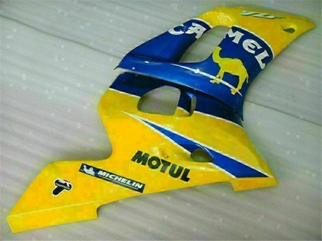 Gelb Blau 98-02 Yamaha YZF R6 Motorrad Vollverkleidung Gelb Blau 98-02 Yamaha YZF R6 Motorrad Vollverkleidung