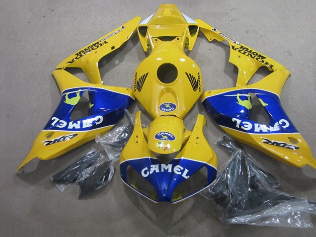 Gelb Blau Camel 06-07 Honda CBR1000RR Motorrad Verkleidung Gelb Blau Camel 06-07 Honda CBR1000RR Motorrad Verkleidung