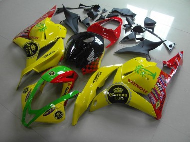 Gelb Corona Extra 09-12 Honda CBR600RR Motorrad Verkleidung