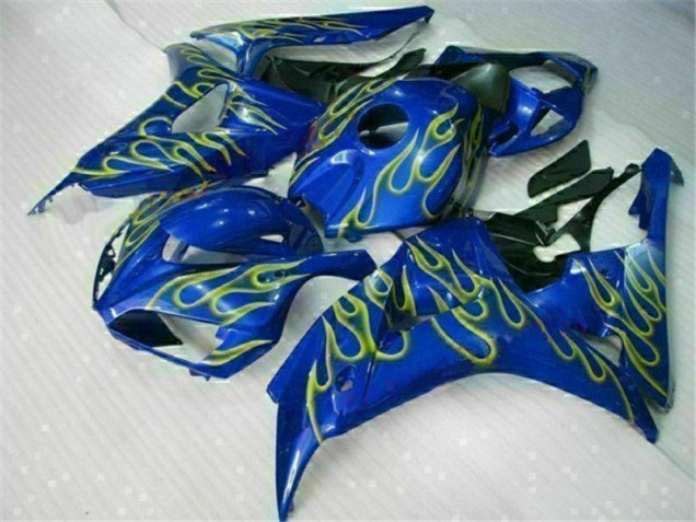 Gelb Flamme Blau 06-07 Honda CBR1000RR Motorrad Verkleidung Gelb Flamme Blau 06-07 Honda CBR1000RR Motorrad Verkleidung