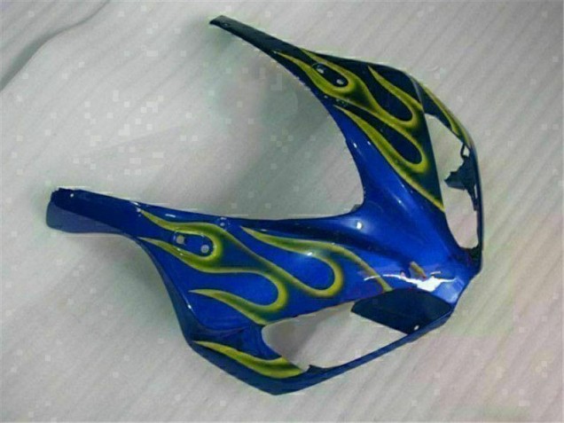 Gelb Flamme Blau 06-07 Honda CBR1000RR Motorrad Verkleidung Gelb Flamme Blau 06-07 Honda CBR1000RR Motorrad Verkleidung