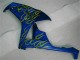 Gelb Flamme Blau 06-07 Honda CBR1000RR Motorrad Verkleidung Gelb Flamme Blau 06-07 Honda CBR1000RR Motorrad Verkleidung
