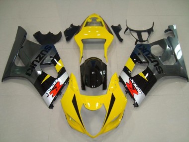 Gelb Grau 03-04 Suzuki GSXR 1000 Motorrad Verkleidung