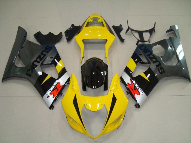 Gelb Grau 03-04 Suzuki GSXR 1000 Motorrad Verkleidung Gelb Grau 03-04 Suzuki GSXR 1000 Motorrad Verkleidung