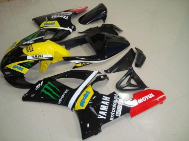 Gelb Monster 00-01 Yamaha YZF R1 Motorrad Verkleidungen