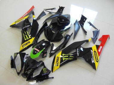 Gelb Monster 08-16 Yamaha YZF R6 Motorrad Verkleidung