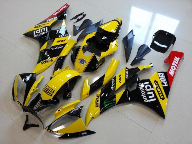 Gelb Monster Lupi 06-07 Yamaha YZF R6 Motorrad Verkleidung Gelb Monster Lupi 06-07 Yamaha YZF R6 Motorrad Verkleidung