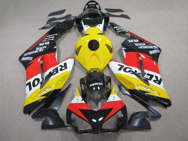 Gelb Rot Repsol 04-05 Honda CBR1000RR Motorrad Verkleidung
