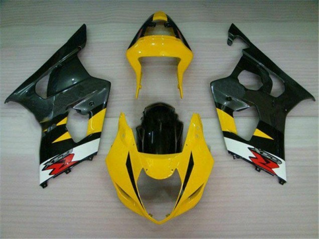 Gelb Schwarz 03-04 Suzuki GSXR 1000 Motorrad Verkleidung Gelb Schwarz 03-04 Suzuki GSXR 1000 Motorrad Verkleidung