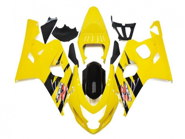 Gelb Schwarz 04-05 Suzuki GSXR 600/750 Motorrad Verkleidung Gelb Schwarz 04-05 Suzuki GSXR 600/750 Motorrad Verkleidung