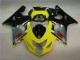 Gelb Schwarz 04-05 Suzuki GSXR 600/750 Motorrad Verkleidungen Gelb Schwarz 04-05 Suzuki GSXR 600/750 Motorrad Verkleidungen