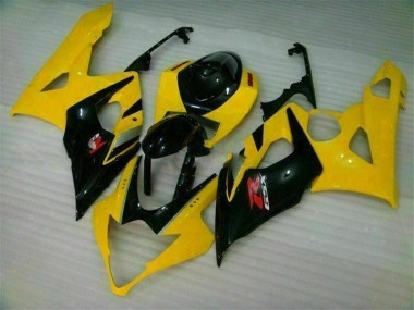 Gelb Schwarz 05-06 Suzuki GSXR 1000 Motorrad Verkleidung