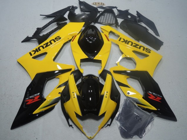 Gelb Schwarz 05-06 Suzuki GSXR 1000 Motorrad Vollverkleidung Gelb Schwarz 05-06 Suzuki GSXR 1000 Motorrad Vollverkleidung