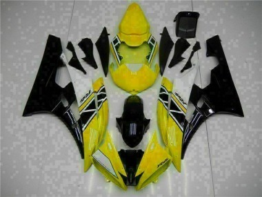 Gelb Schwarz 06-07 Yamaha YZF R6 Motorrad Vollverkleidung
