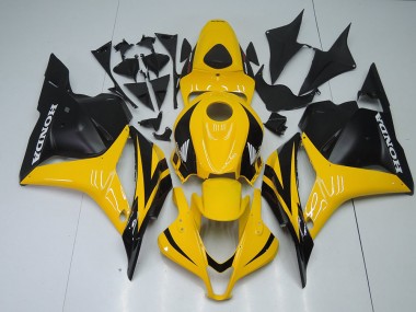 Gelb Schwarz 09-12 Honda CBR600RR Motorrad Verkleidung
