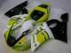 Gelb Weiß 98-02 Yamaha YZF R6 Motorrad Verkleidung Gelb Weiß 98-02 Yamaha YZF R6 Motorrad Verkleidung