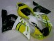 Gelb Weiß 98-02 Yamaha YZF R6 Motorrad Verkleidung Gelb Weiß 98-02 Yamaha YZF R6 Motorrad Verkleidung