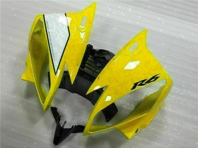 Gelb Weiß Schwarz 06-07 Yamaha YZF R6 Motorrad Verkleidungen Gelb Weiß Schwarz 06-07 Yamaha YZF R6 Motorrad Verkleidungen