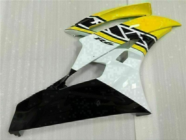 Gelb Weiß Schwarz 06-07 Yamaha YZF R6 Motorrad Verkleidungen Gelb Weiß Schwarz 06-07 Yamaha YZF R6 Motorrad Verkleidungen