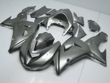 Glänzend Grau 06-07 Kawasaki ZX10R Motorrad Verkleidung