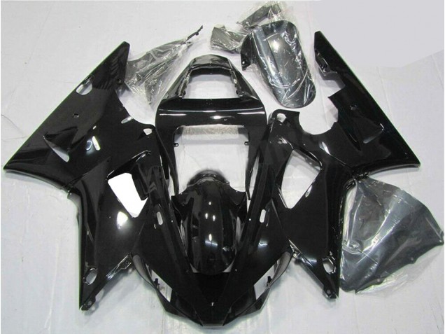 Glänzend Schwarz 00-01 Yamaha YZF R1 Motorrad Verkleidung Glänzend Schwarz 00-01 Yamaha YZF R1 Motorrad Verkleidung