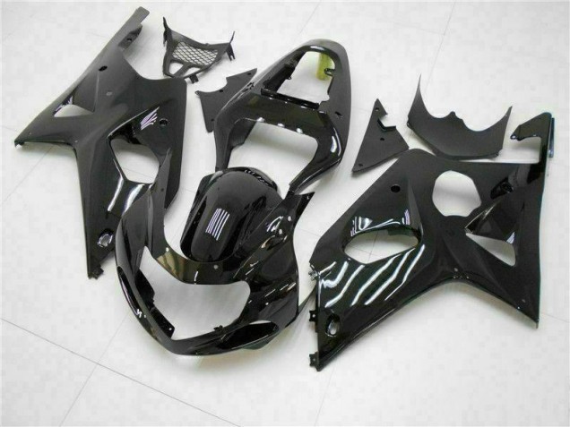 Glänzend Schwarz 00-02 Suzuki GSXR 1000 Motorrad Verkleidung Glänzend Schwarz 00-02 Suzuki GSXR 1000 Motorrad Verkleidung