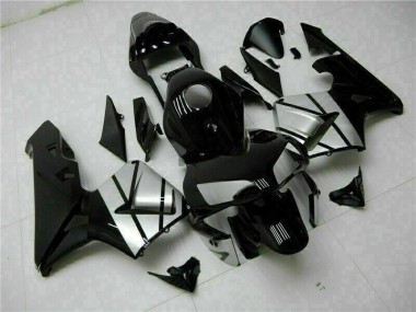 Glänzend Schwarz 03-04 Honda CBR600RR Motorrad Verkleidung