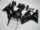 Glänzend Schwarz 03-04 Kawasaki ZX6R Motorrad Verkleidung Glänzend Schwarz 03-04 Kawasaki ZX6R Motorrad Verkleidung