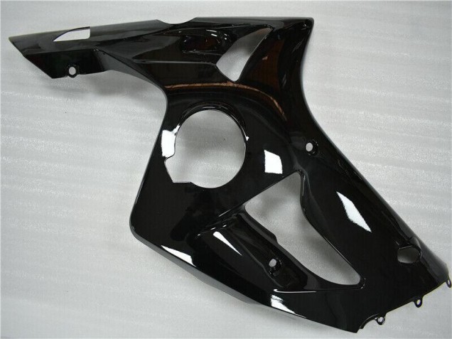 Glänzend Schwarz 03-04 Kawasaki ZX6R Motorrad Verkleidung Glänzend Schwarz 03-04 Kawasaki ZX6R Motorrad Verkleidung