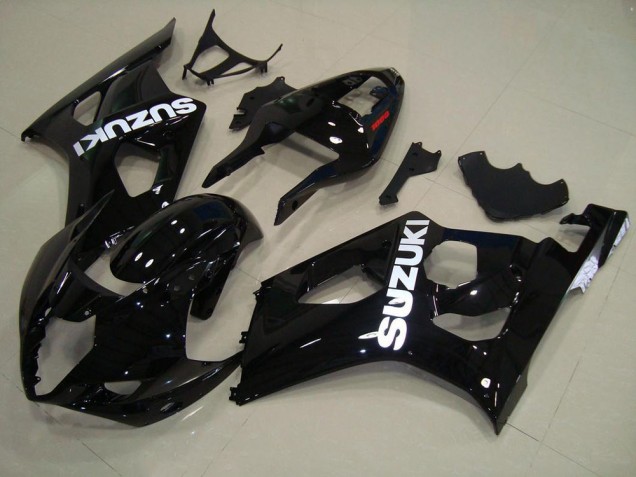 Glänzend Schwarz 03-04 Suzuki GSXR 1000 Motorrad Verkleidung Komplett Sets Glänzend Schwarz 03-04 Suzuki GSXR 1000 Motorrad Verkleidung Komplett Sets
