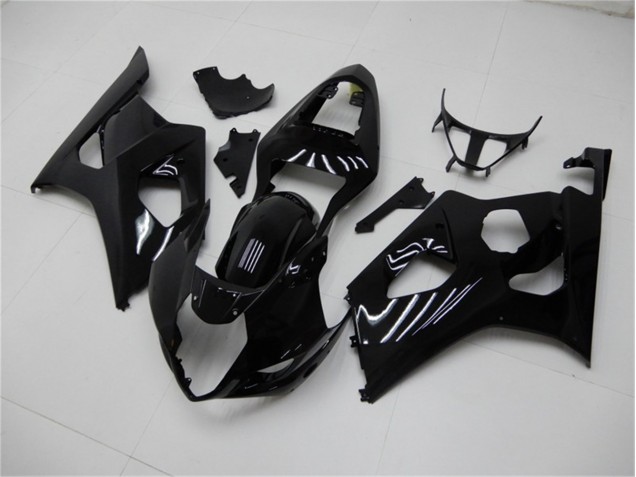 Glänzend Schwarz 03-04 Suzuki GSXR 1000 Motorrad Verkleidungen Glänzend Schwarz 03-04 Suzuki GSXR 1000 Motorrad Verkleidungen
