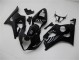 Glänzend Schwarz 03-04 Suzuki GSXR 1000 Motorrad Verkleidungen Glänzend Schwarz 03-04 Suzuki GSXR 1000 Motorrad Verkleidungen
