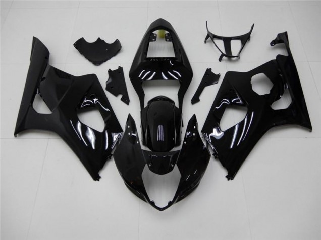Glänzend Schwarz 03-04 Suzuki GSXR 1000 Motorrad Verkleidungen Glänzend Schwarz 03-04 Suzuki GSXR 1000 Motorrad Verkleidungen