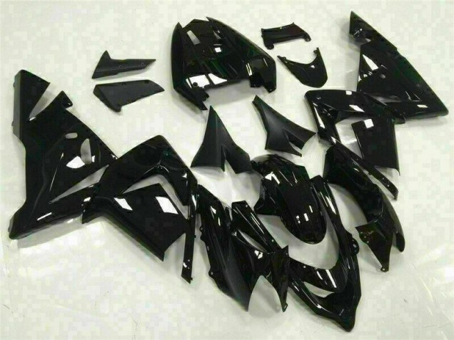 Glänzend Schwarz 03-05 Kawasaki ZX10R Motorrad Verkleidung Glänzend Schwarz 03-05 Kawasaki ZX10R Motorrad Verkleidung