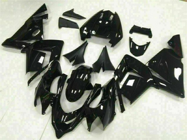 Glänzend Schwarz 03-05 Kawasaki ZX10R Motorrad Verkleidung Glänzend Schwarz 03-05 Kawasaki ZX10R Motorrad Verkleidung