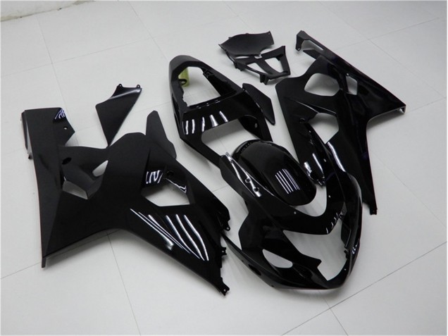 Glänzend Schwarz 04-05 Suzuki GSXR 600/750 Motorrad Verkleidung Glänzend Schwarz 04-05 Suzuki GSXR 600/750 Motorrad Verkleidung