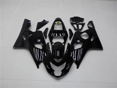Glänzend Schwarz 04-05 Suzuki GSXR 600/750 Motorrad Verkleidung