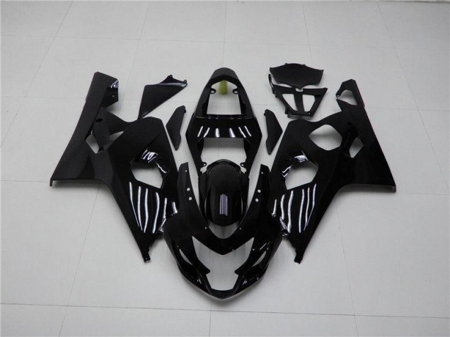 Glänzend Schwarz 04-05 Suzuki GSXR 600/750 Motorrad Verkleidung Glänzend Schwarz 04-05 Suzuki GSXR 600/750 Motorrad Verkleidung