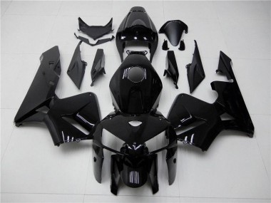 Glänzend Schwarz 05-06 Honda CBR600RR Motorrad Verkleidung